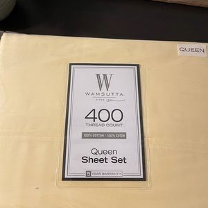 Brand new- not opened. Wamsutta 400 ct queen size sheets